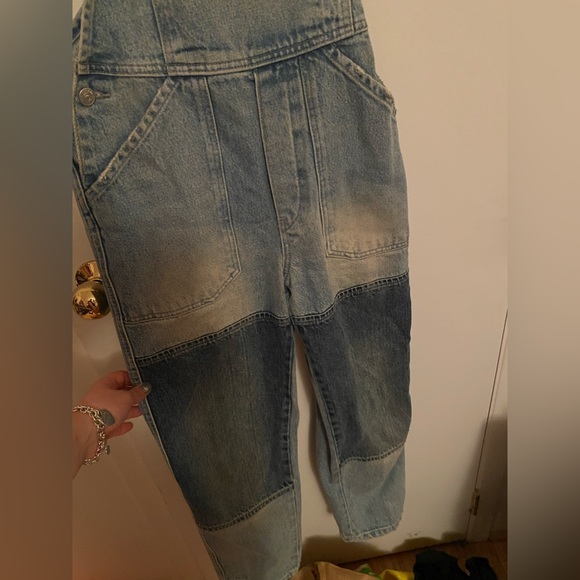 Two tone Jean overalls - Picture 5 of 5